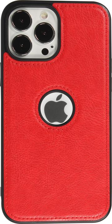 Actual product image PhoneLook Coque Premium Cuir avec surpiqûres et trou (Apple iPhone 13 Pro Max)