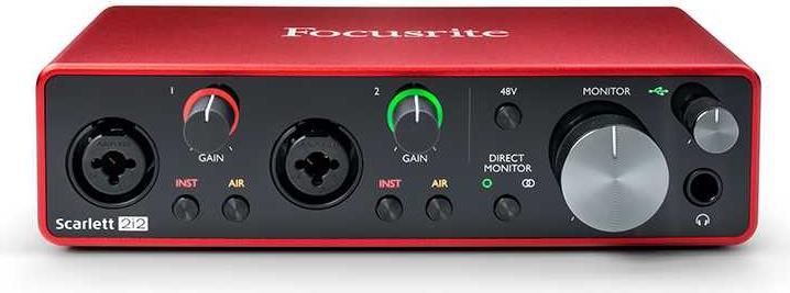 Produktbild Focusrite Scarlett 2i2 3rd Gen (USB)