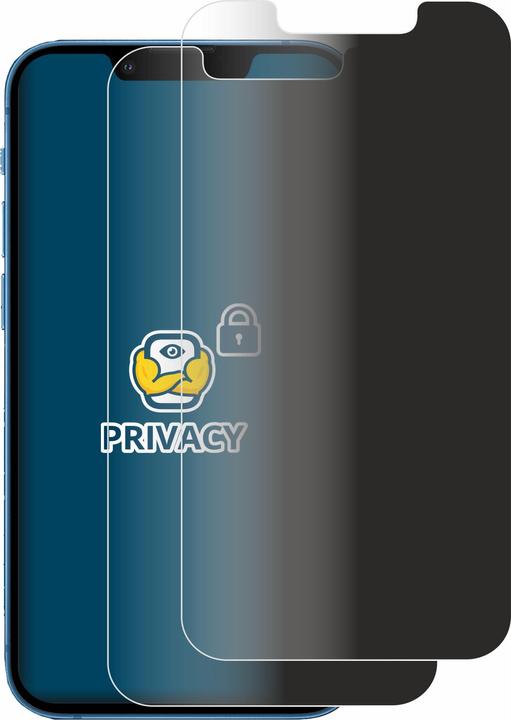 Actual product image BROTECT Anti-spy privacy film Blue light protection film (2 Piece, Apple iPhone 13 mini)