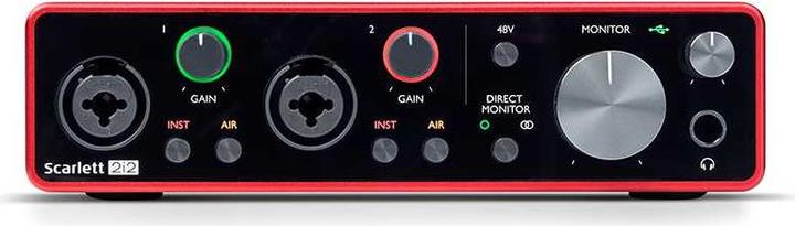 Actual product image Focusrite Scarlett 2i2 Studio Pack 3rd Gen (USB)