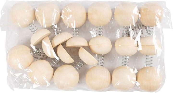 Produktbild Creativ Company Hüpffiguren aus Holz, 12 Stück.