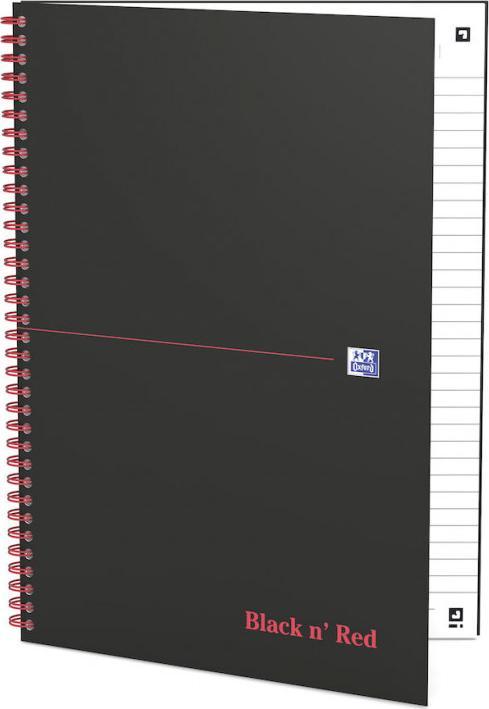Immagine prodotto Oxford Libro a spirale Black 'n Red (A4, Righe, Copertina rigida)