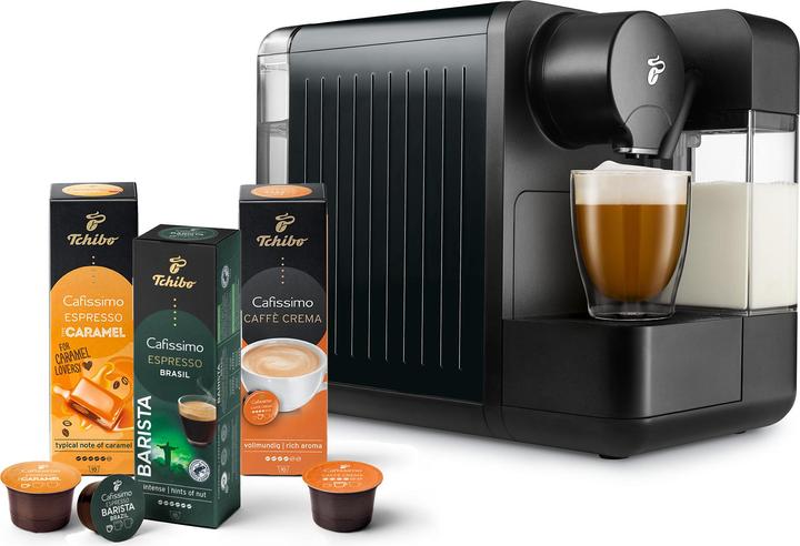 Actual product image Tchibo Cafissimo "milk" capsule coffee machine incl. 30 capsules, black