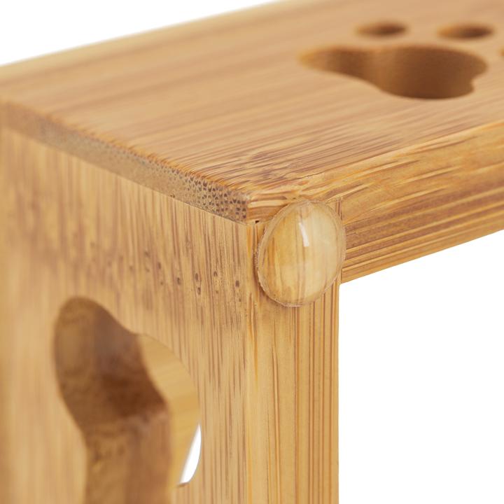 Image du produit Relaxdays Gamelle et bols, bois et céramique (0.18 l)