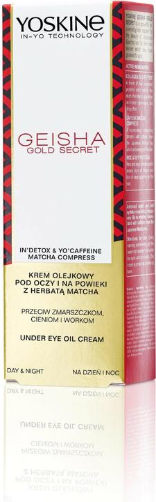 Yoskine Geisha Gold Secret Eye and Eyes Wrinkle Cream 15ml (Fluid, 15 ml, Tag + Nacht)
