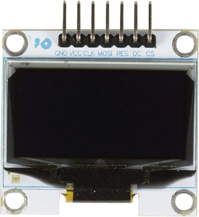 Image du produit Whadda Ecran LED OLED 1.3″ pour Arduino (driver SH1106, SPI)