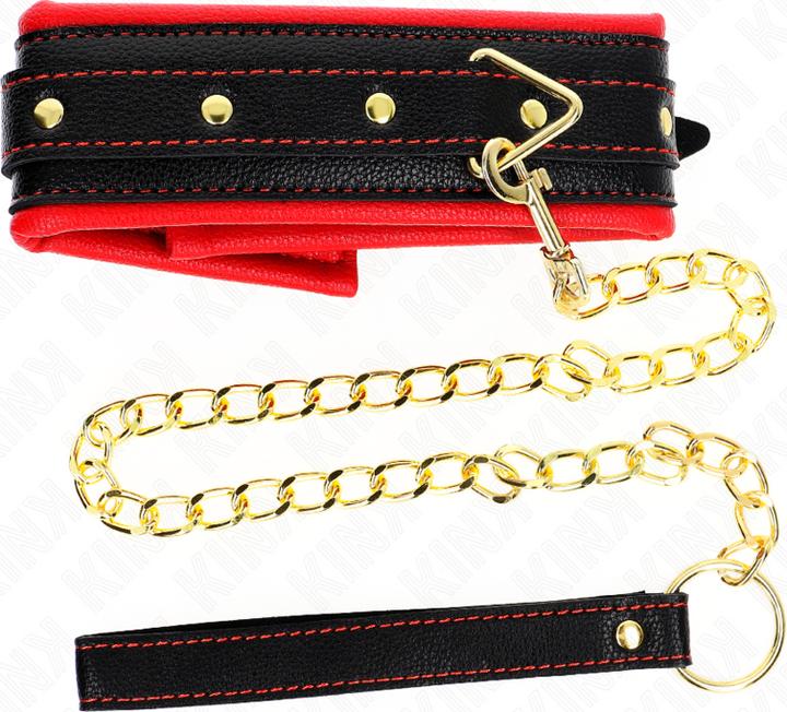 Image du produit Kink Collier Avec Bande En Simili Cuir éponge Modèle 2 Réglable 37-54 cm X 3 cm
