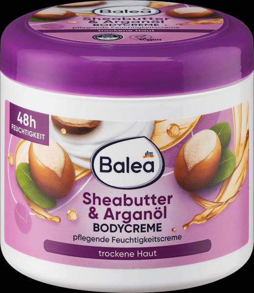 Actual product image dm Balea Shea butter Argan oil (Body cream, 500 ml)