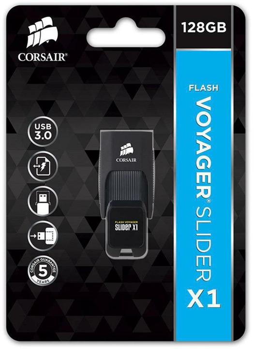 Image du produit Corsair Flash Voyager Slider X1 (128 Go, USB-A)