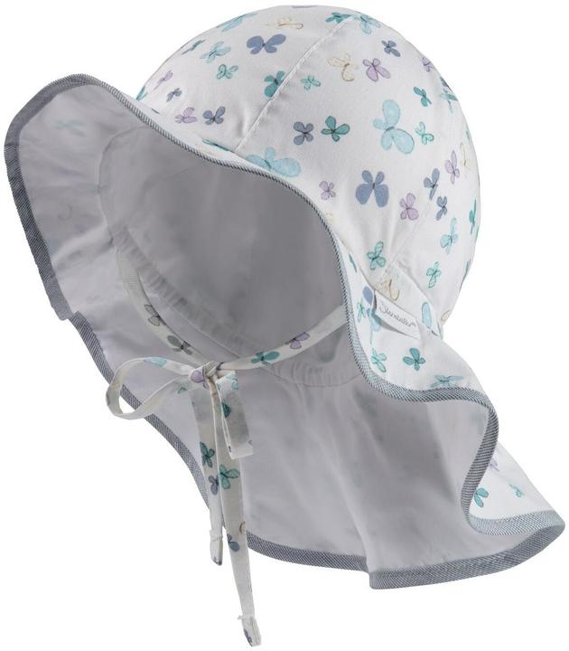 Image du produit Sterntaler Chapeau de soleil avec protection de cou Papillons Blanc Gr. 49 (49)