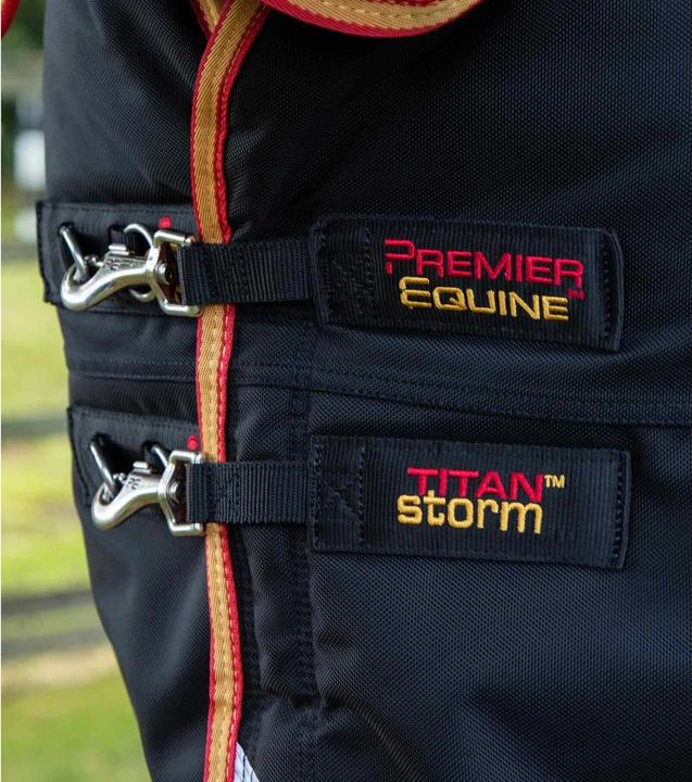Produktbild Premier Equine outdoor-decke mit halsteil titan storm 450 g (152 cm)