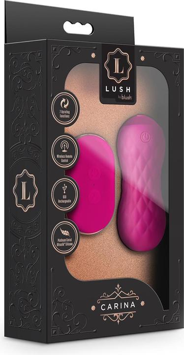 Actual product image Blush Novelties Carina - 7 Modes Gyrating & Vibrating Egg Vibrator - Wireless Remote Controlled - Re