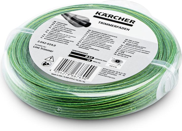 Nutritional values and ingredients Kärcher Trimmer line 2.0 mm, 15 m (Weed whacker)