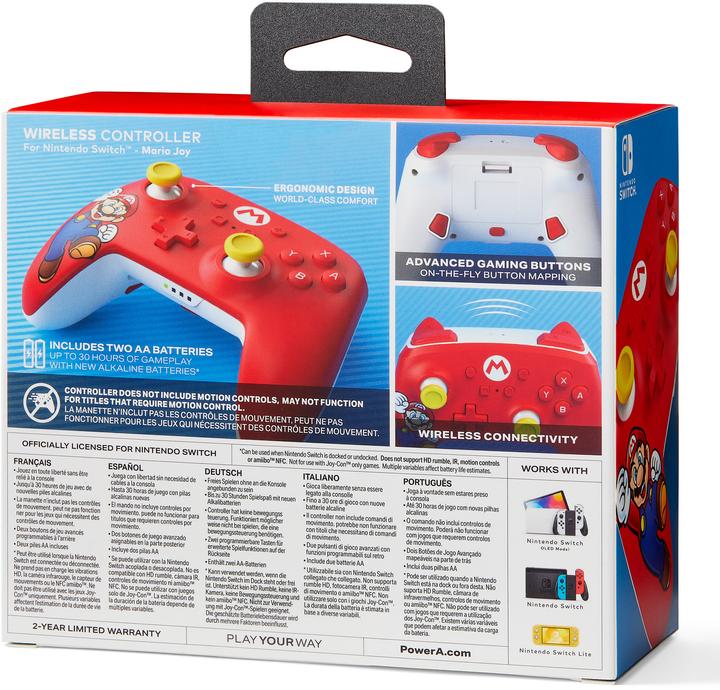 Produktbild PowerA Nintendo Switch Controller - Mario (Switch, Switch Lite, Switch OLED)