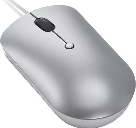 Produktbild Lenovo 540 USB-C Wired Compact Mouse sv. Å¡edÃ¡ (Kabelgebunden)