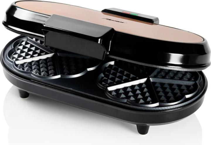 Produktbild Bestron Doppel-Waffeleisen für klassische Herzwaffeln