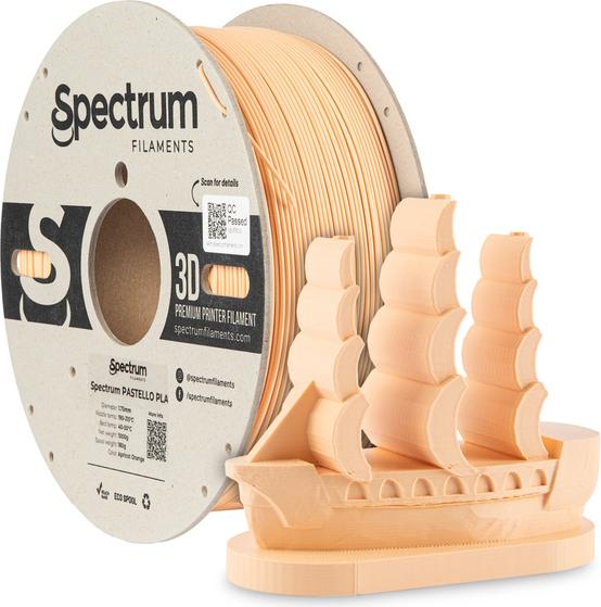 Immagine prodotto Filamento PLA Pastello albicocca arancio 1,0kg 1,75mm (PLA, 1.75 mm, 1000 g, Arancia)