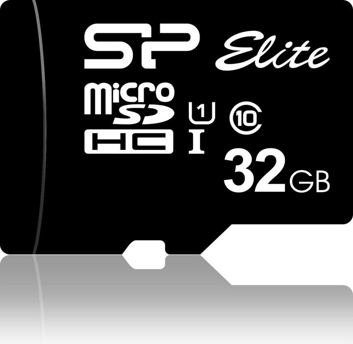 Image du produit Silicon Power Elite (32 Go, microSDHC, U1, UHS-I)