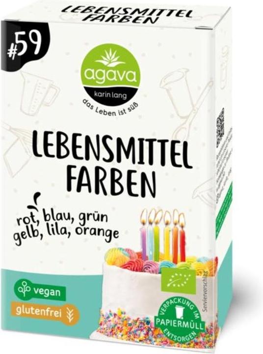 Produktbild Agava Lebensmittelfarben