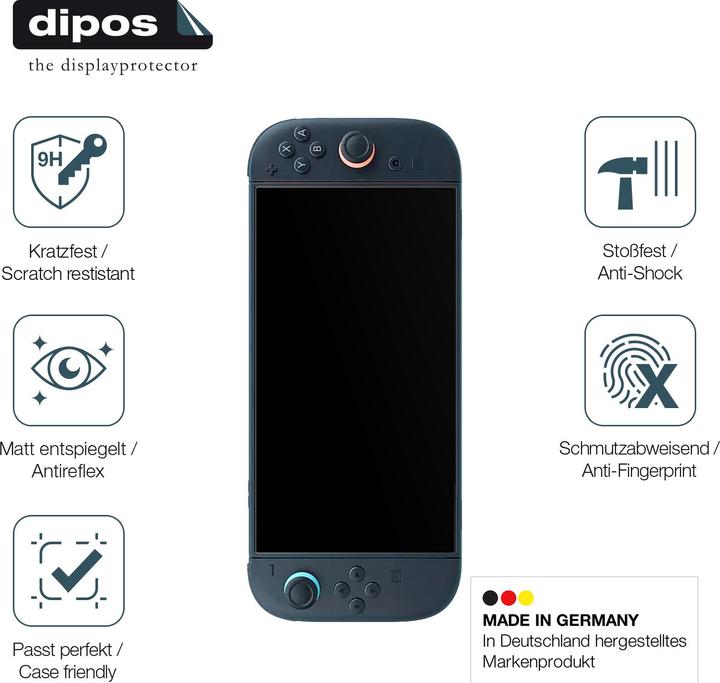 Actual product image Dipos Anti-Shock Screen Protector Matte (Switch 2)