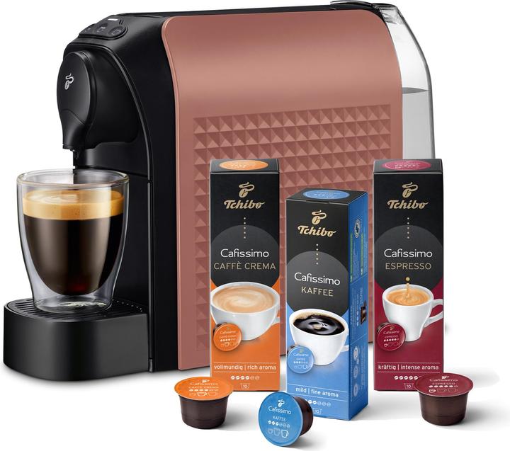 Produktbild Tchibo Cafissimo "easy" Kapselmaschine inkl. 30 Kapseln, Powder Rose