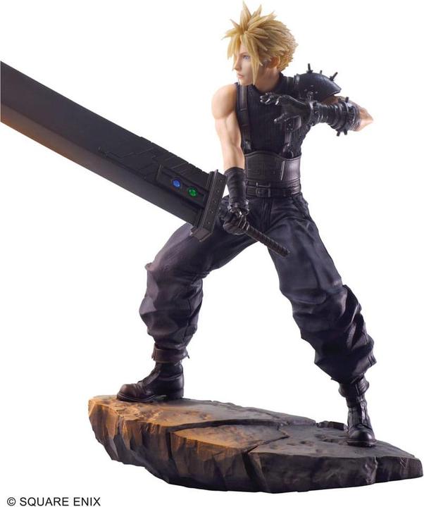 Actual product image Square Enix Final Fantasy VII Rebirth Static Arts Gallery Statue Cloud Strife 18 cm