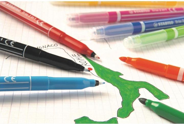 Actual product image STABILO Trio 2in1 felt tip pen (Multicoloured, 10 x)
