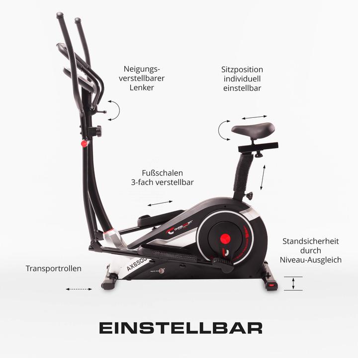 Actual product image Christopeit Hybrid Trainer AX 6500 2 in 1