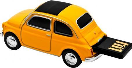 Produktbild GO Europe USB2.0 Stick 32GB Fiat 500 Oldtimer gelb - Flash-Speicher - unsortiert (32 GB, USB-A)