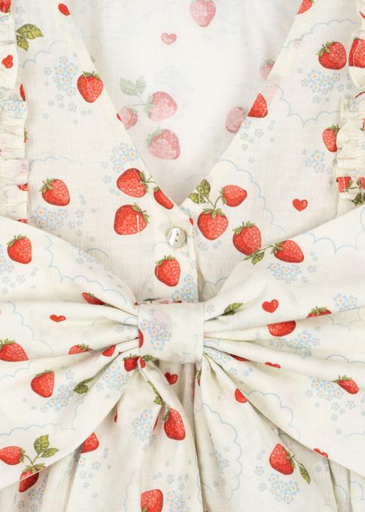 Actual product image Konges Slojd Evia Kleid Mit Schleife Marmalade (110)
