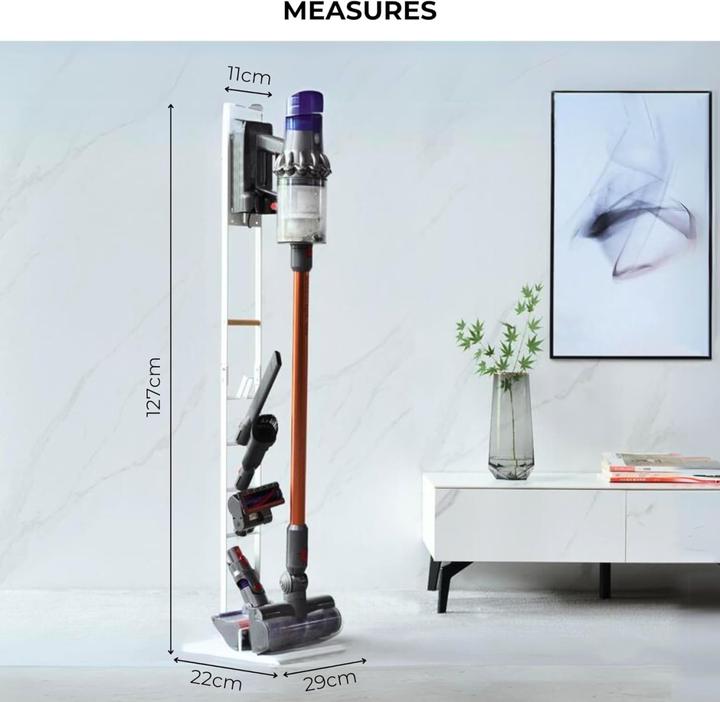 Image du produit Plutoos Support d'aspirateur pour Dyson V15 V12 V11 V10 V8 V7 V6 - DC58/ DC59/ DC62/ DC74