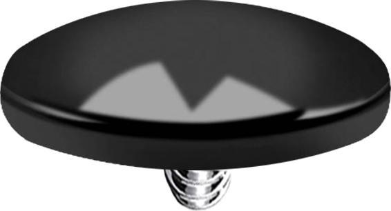 Image du produit Star Piercing Dôme Dermal Anchor noir (sans laiton, Acier chirurgical 316L)