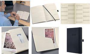 Image du produit Sigel Calendrier semainier 2025 C2522 1W/2S noir 21x13.5cm (135 x 210 mm, Allemand)