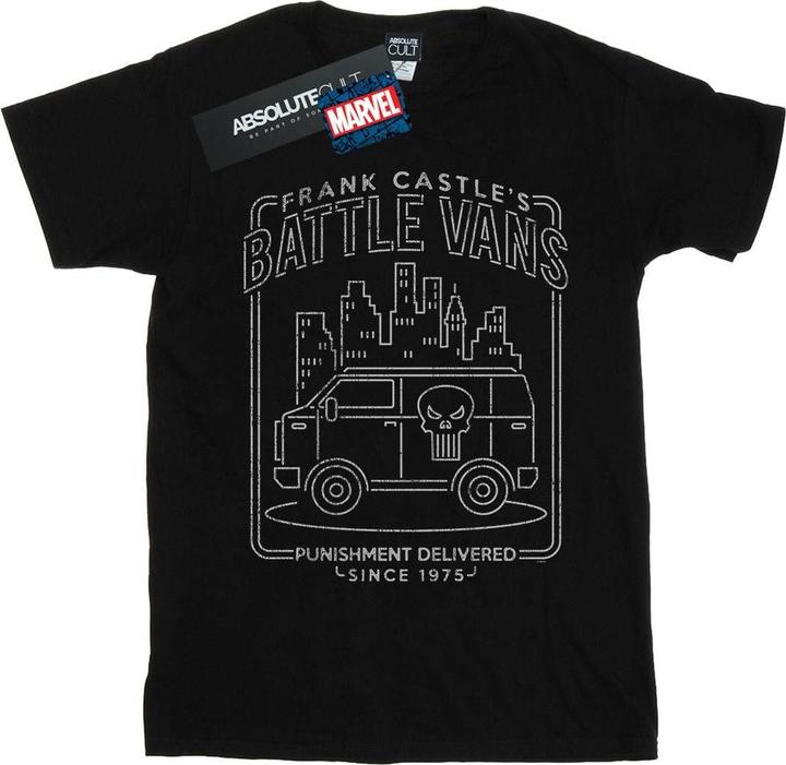 Image du produit - T-shirt THE PUNISHER FRANK CASTLE'S BATTLE VANS - Femme (S)