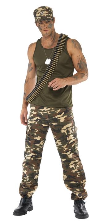 Immagine prodotto Smiffys Esercito - mimetico cachi (L)