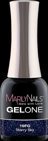 Marily Nails GELONE – 19FG Starry Sky (Starry Sky, Gel-Effekt Nagellack)