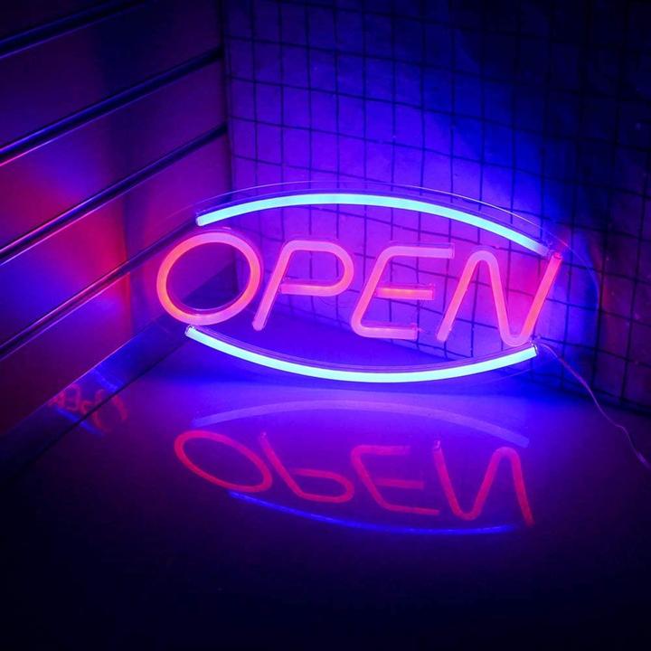 Actual product image Wanxing Open neon signs