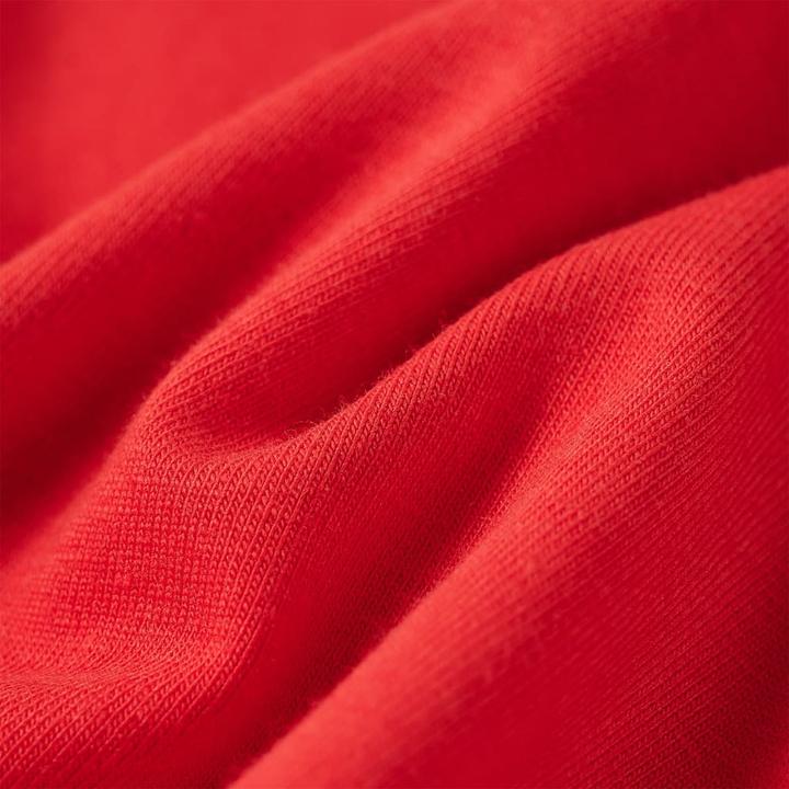 Actual product image VidaXL Children's long-sleeved shirt red 92,Material: 95 % cotton. 5 (92)