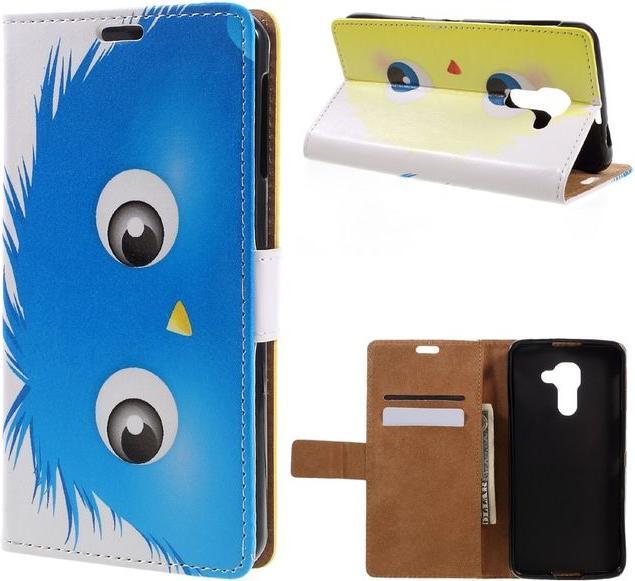 Actual product image MU Style Case leather with blue monster (DTEK60)