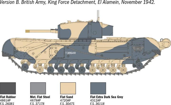 Produktbild 1:72 Brit. Churchill Mk. III