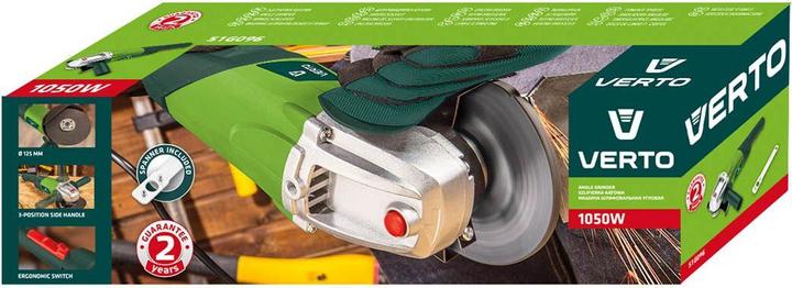 Actual product image Verto 096 Angle grinder 10500 RPM (125 mm)
