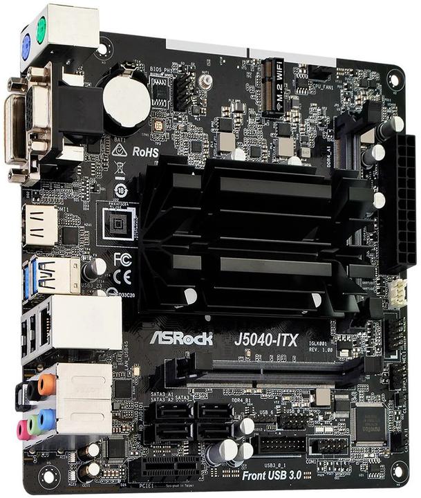 Productafbeelding AsRock J5040 (BGA 1090, Intel SoC, Mini-ITX)