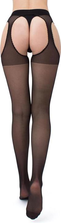 Image du produit Giulia Love 20 Bas porte-jarretelles, couleur noir, taille 44-46 (20 DEN, 44 - 46)