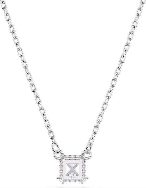 Actual product image Swarovski Stilla necklace cushion cut white (Swarovski Metal)