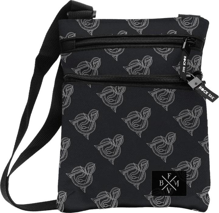 Actual product image Bullet For My Valentine Gravity Patterned Crossbody Bag