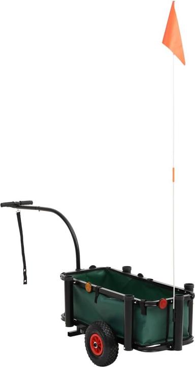Immagine prodotto VidaXL Angelwagen mit Tasche Schwarz Stahl