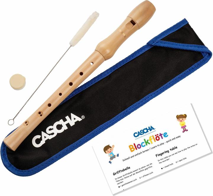 Wooden Recorder Maple - Baroque fingering (Fipple pipe, Baroque)