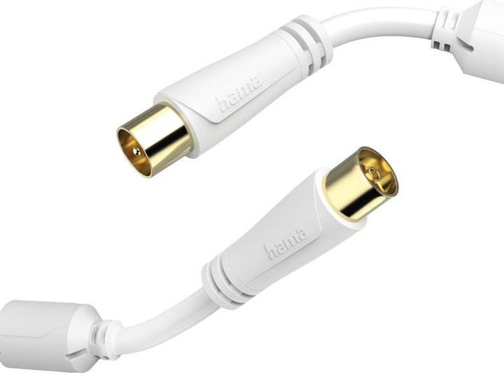 Actual product image Hama Antenna cable, coax male - coax female, gold plated, 3.0 m, 100 dB (100 dB, Antenna cable)