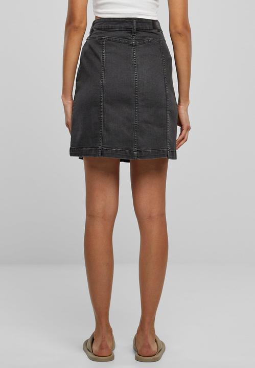 Produktbild Urban Classics Ladies Organic Stretch Button Denim Skirt (28)