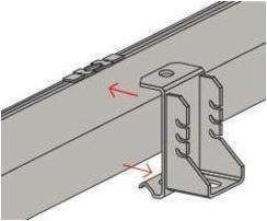Image du produit Fischer FIS 097660 Rail de montage FUS 41/21/2